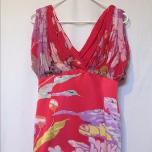 Vivienne Tam dress 100% silk with 100% silk lining
